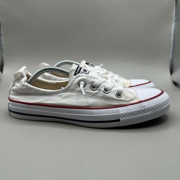 Converse Chuck Taylor All-Star Shoreline Ox 537084F White Shoe Sneakers Womens 7 - Picture 1 of 9